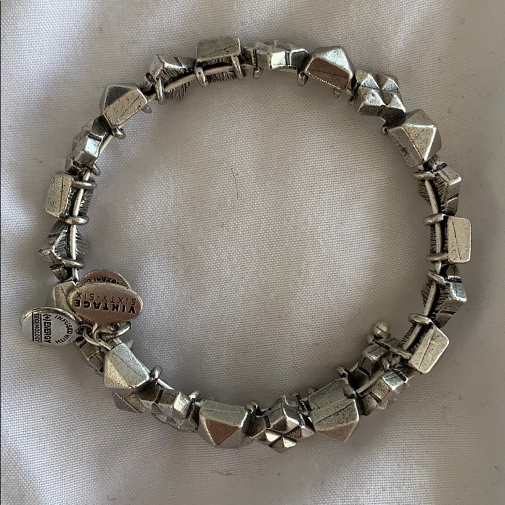 Vintage 66 Alex and Ani silver wrap bracelet